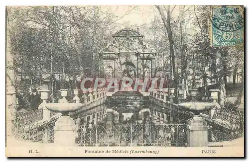 Ansichtskarte AK Paris Fontaine de Medicis Luxembourg