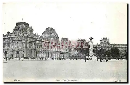 Cartes postales Paris Cour du Carrousel