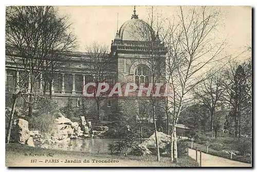 Cartes postales Paris Jardin du Trocadero