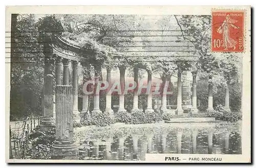 Cartes postales Paris Parc Monceau