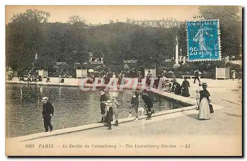 Cartes postales Paris Le Jardin du Luxembourg