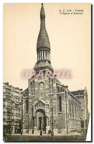 Ansichtskarte AK Paris L'Eglise d'Auteuil