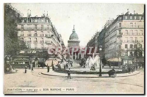 Cartes postales Paris Bon Marche Pantheon