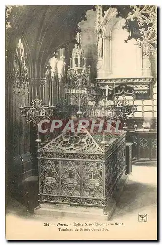 Ansichtskarte AK Paris Eglise Saint Etienne du Mont Tombeau de Sainte Geneviere