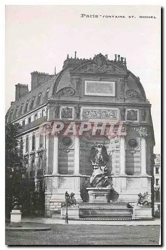 Cartes postales Paris Fontaine St Michel