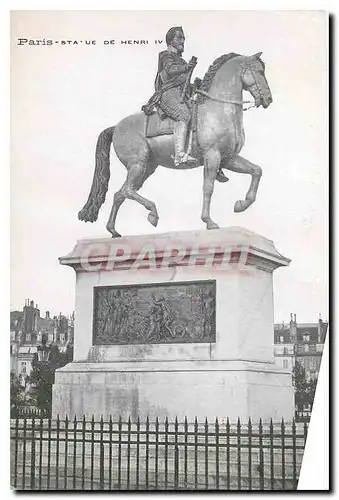 Cartes postales Paris Statue de Henri IV