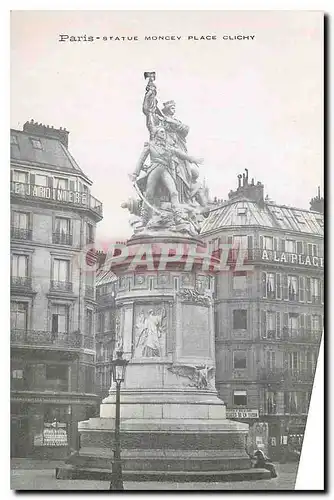 Cartes postales Paris Statue Moncey place Clichy