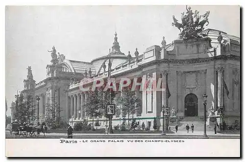 Ansichtskarte AK Paris Le Grand Palais vu des Champs Elysees