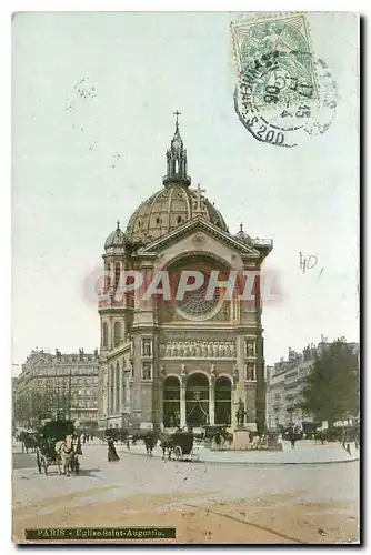 Cartes postales Paris Eglise Saint Augustin