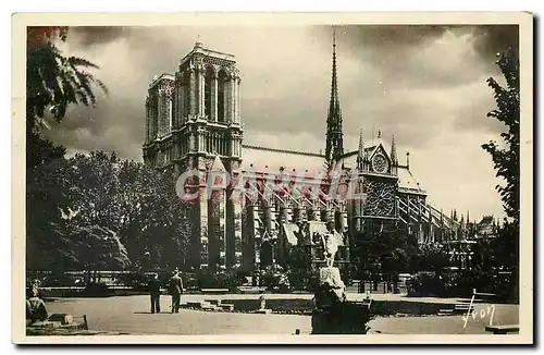 Ansichtskarte AK Paris Notre Dame vue du square R Viviani