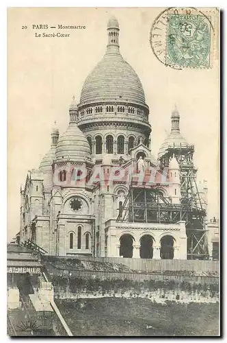 Cartes postales Paris Montmartre Le Sacre Coeur