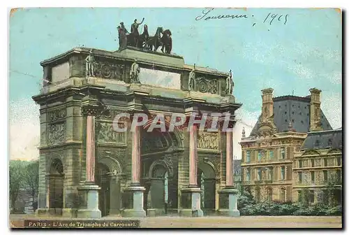 Cartes postales Paris L'Arc de Triomphe du Carrousel