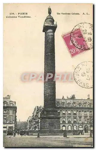 Cartes postales Paris Colonne Vendome