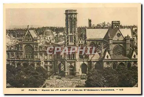 Ansichtskarte AK Paris Maire du Arrdt et l'Eglise St Germain l'Auxerrois