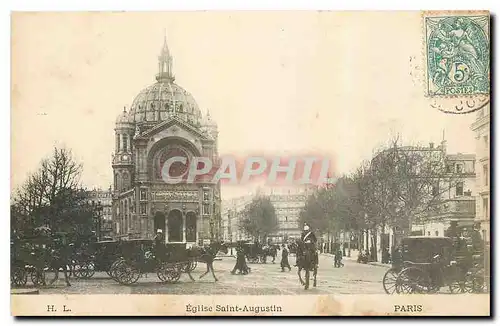 Cartes postales Paris Eglise Saint Augustin