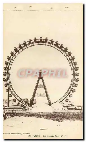 Cartes postales Paris La Grande Roue