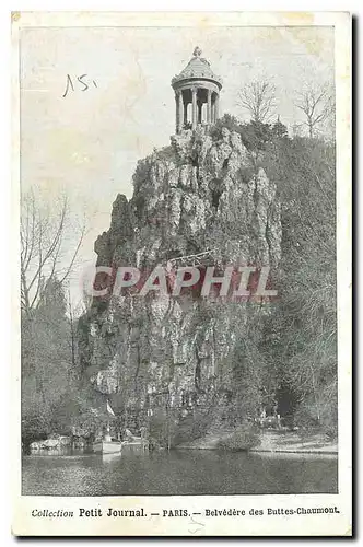 Ansichtskarte AK Petit Journal Paris Belvedere des Buttes Chaumont