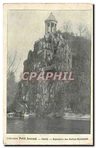 Ansichtskarte AK Petit Journal Paris Belvedere des buttes Chaumont