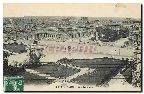 Cartes postales Paris Le Louvre