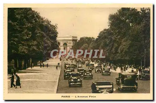 Ansichtskarte AK Paris l'Avenue Foch