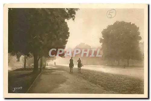 Ansichtskarte AK Paris Allee des Cavaliers Avenue du Bois de Boulogne Chevaux