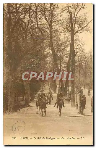 Ansichtskarte AK Paris Le Bois de Boulogne Aux Acacias Chevaux