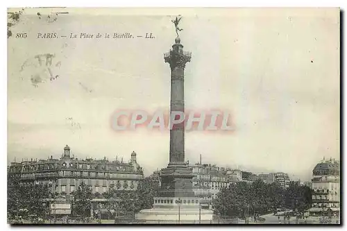 Cartes postales Paris La Place de la Bastille