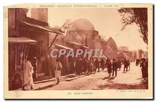 Cartes postales Paris Sous Tunisiens Exposition Coloniale Internationale 1931