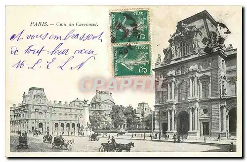 Cartes postales Paris Cour du Carrousel