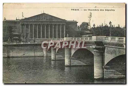 Cartes postales Paris La Chambre des Deputes