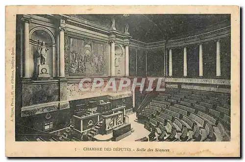 Cartes postales Chambre des Deputes Salle des Seances