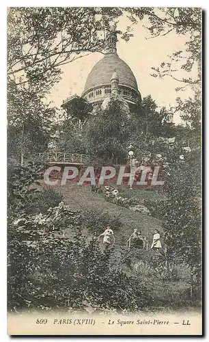 Cartes postales Paris Le Square Saint Pierre