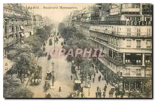 Cartes postales Paris Boulevard Montmartre