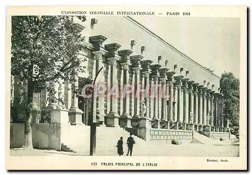 Cartes postales Paris Palais principal de l'Italie Exposition Coloniale Internationale 1931