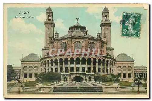 Cartes postales Paris Le Trocadero