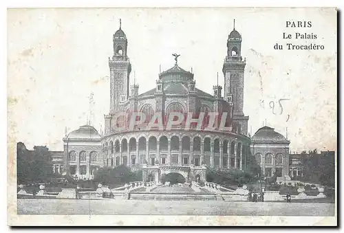 Ansichtskarte AK Paris Le Palais du Trocadero