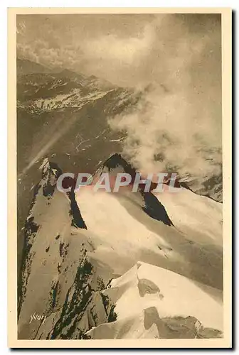 Ansichtskarte AK La Douce France Massif du Mont Blanc Arete S T du Mont Dolent