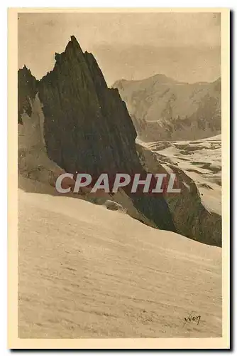 Ansichtskarte AK La Douce France Massif du Mont Blanc Glacuer du Geant La Vierge Plateau superieur du Glacier et