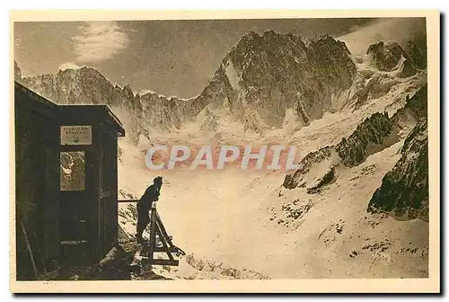 Ansichtskarte AK La Douce France Massif du Mont Blanc Le Refuge du Couvercle