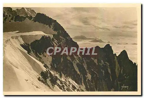 Ansichtskarte AK La Douce France Massif du Mont Blanc Le Col de Geant