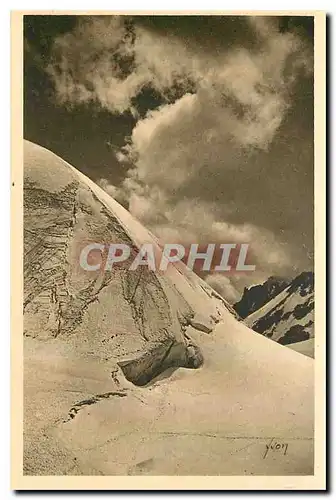 Ansichtskarte AK La Douce France Massif du Mont Blanc Glacuer du Geant Le Grand Flambeau pres le Col du Geant et