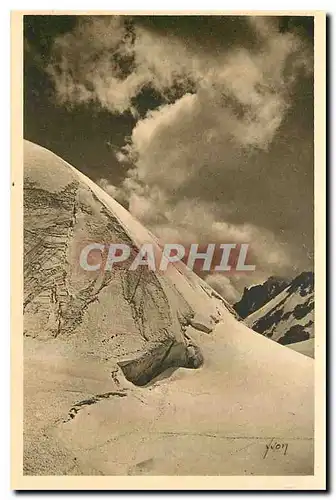 Cartes postales La Douce France Massif du Mont Blanc Glacuer du Geant Le Grand Flambeau pres le Col du Geant et