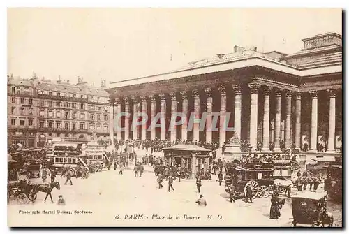 Cartes postales Paris Place de la Bourse