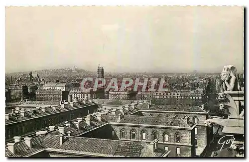 Cartes postales moderne Paris et ses Merveilles Panorama vers la butte Montmartre vue prise de la Notre Dame