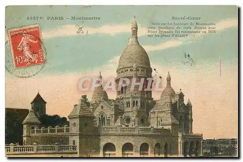 Cartes postales Paris Montmartre Sacre Coeur