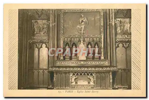 Cartes postales Paris Eglise Saint Merry