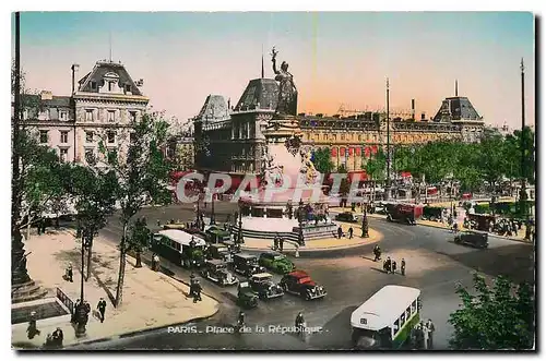 Cartes postales moderne Paris Place de la Republique