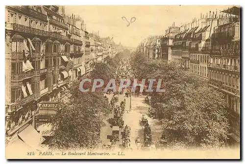 Cartes postales Paris Le Boulevard Montmartre