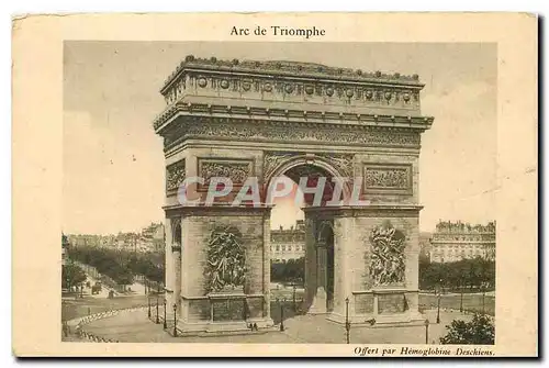 Ansichtskarte AK Arc de Triomphe Offert par Hemoglobine Deschieus