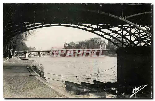 Cartes postales Sous les Ponts de Paris Le Pont Neuf vu du Pont des Arts